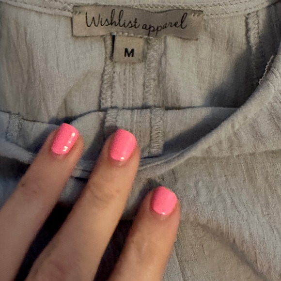 Blue tank blouse - Picture 2 of 2